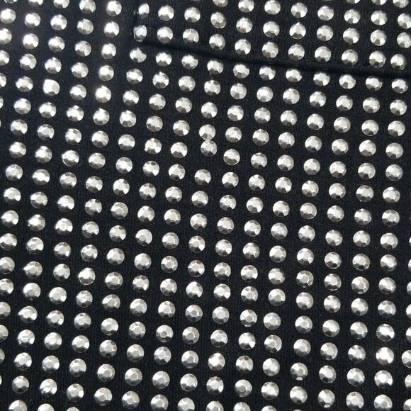 ALBERTO Makali Black Studded Scoop Neck Hi-Low Top - Picture 8 of 8